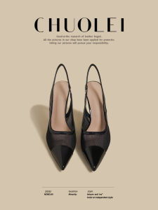 CHUOLEI | New Spring High Heels Mary Jane Sandals Black