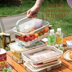 Plastic Portable Large Rectangular Sealing Box Refrigeration and Preservation