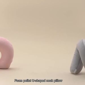 หมอนเดินทางนุ่มพร้อมโฟมสำหรับความสบายบนเครื่องบิน รถยนต์ และใช้ในบ้านและสำนักงาน ของเล่นยัดไส้