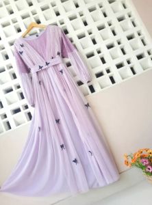 Gamis Butterfly Gamis Ceruty Brukat Gamis Pesta Gaun Pengantin Gamis Kondangan Dress Muslimah Gamis kupu - kupu Gamis Mewah