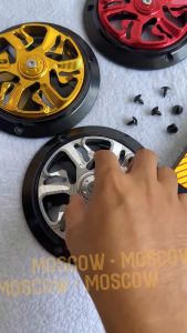Cover Fan Spinner KIPAS BEAT Vespa Sprint Primavera GTS LX LXV MOSCOW ALUMINIUM MERAH BIRU SILVER GOLD HITAM Cover Kipas Spiner Universal Cover Radiator Spinner untuk semua motor Matic Mio Beat Vario