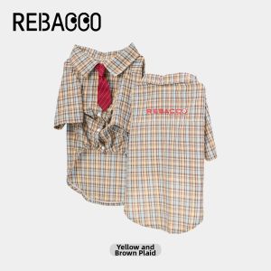 REBACCO | Stylish New Dog Shirt with Bow Tie For Medium to Large Dogs