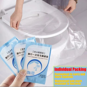 10-50PCS Disposable Toilet Seat Covers Portable Waterproof Safe for Travel Universal Fit Public Toilets Accessible Facilities