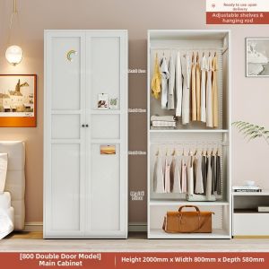 DIBIOU | Modern Steel Wardrobe