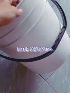 ถังพลาสติกมีฝาปิด ทรงกลม