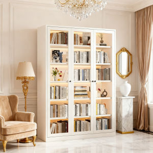 Wall-to-Ceiling Floor-standing Bookcase Storage Cabinet