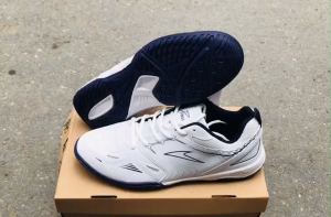 Giày cầu lông pickleball bóng chuyền Mira Lighter trắng navy