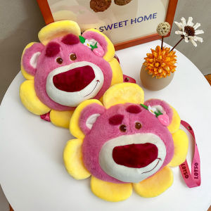 Túi đeo chéo gấu Lotso hoa hướng dương tỏa hương thơm dâu dễ thương Túi gấu bông gấu dâu tây cute _ Ting Ting
