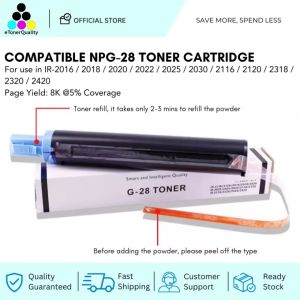 ETQ Compatible Toner Cartridge NPG28 for Canon ir2020 2016 2018 2022 NPG-28