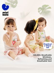 MINI BALA | Áo Ngực Không Gây Mồ Hôi Thoáng Khí cho Bé 2 Cái