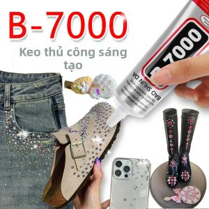 110ml B7000 Keo Thủ Công Đa Năng Dùng Cho Màn Hình Điện Thoại Di Động Đồ Trang Sức Mô Hình Nhà Cửa Hoa Khô Khung Gỗ Vải Bìa Cứng Chất Liệu Len - Thiết Kế Chống Tắc Nghẽn