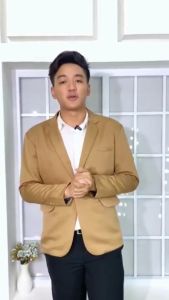 Jas Pria Formal Blazer Slimfit Kancing Satu Casual Outfit Korean Style Terlaris 2024