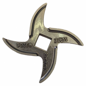 เครื่องบดเนื้อ Zhenyuan RY12S เครื่องมือบดเนื้อแบบมือถือ ใบมีดสแตนเลส ใบมีดแบบรูปตัว X ใบมีดแบบรูปหน้าม้า ของแท้