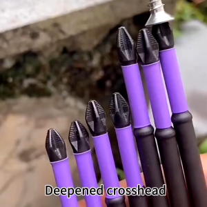 [6PC] ชุดหัวไขควง ดอกไขควง ปลอกแม่เหล็ก หัวดอกไขควง ชุดดอกสว่านไขควง เคลือบออกไซด์สีดำ 25/50/65/70/90/150มม.มีแม่เหล็กและความต้านทานการลื่นไถล