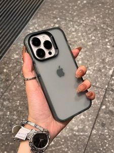 Classy Skin Frosted Iphone15/14promax Phone Case Apple 13/12/11 Drop-Resistant Transparent All-Inclusive Soft Cover XR Tide Xsmax Minimalist Thickened Protective Cover Men and Women Internet Celebrity Soft Silicone