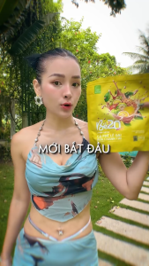 Cafe giảm cân chanh tây Be20 Lemon coffee - túi zip 10 gói
