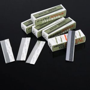 50pcs Stainless Steel Shaving Blades for Eyebrow Facial Hair Remover for women Eyebrow Trimmer