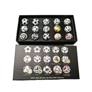 FIFA | FIFA World Cup 15 PcsTransparent Gift Box Mini Football Model Soccer Match Miniature Toy Collectibles Sports Decor Gift for Fans