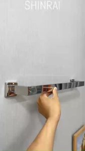 ( Loại Dày - 60 Cm ) Thanh Treo Khăn Nhà Tắm  Giá Khăn Vắt INOX SUS304 Thanh Đố Chữ Nhật