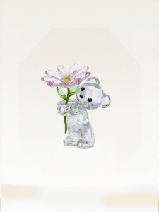 Swarovski | Daisy-Bearing Bear Figurine Home Decoration Gift