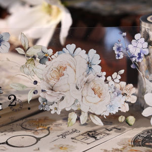 Dải Dán Giấy Nghệ Thuật Thủ Công Hoa Cổ Điển Nhẹ Nhàng Lớn Cho Sổ Tay Và Các Món Đồ Nhỏ Khác Của Thương Hiệu Xiao Bai Gia