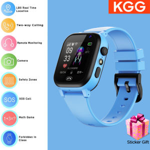 2G Internet 4G Sim Card Kids Smart Watch SOS Call LBS Location Child SmartWatch Camera Waterproof Phone Watch with Sticker