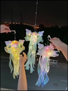 Đèn Lồng Sứa Biển Tua Rua Đèn LED Trang Trí Trung Thu Hot Trend Năm 2023