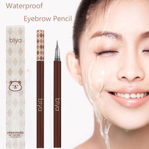 IVY 0.01mm Ultra Fine Eyebrows Pencil Biya 3 Colors Liquid Eyebrow Pencil Liquid Waterproof Sweat-proof Lasting Non-fading Thin Head Natural Silkworm Pen Eye Makeup Eye Cosmetics