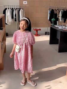 Dress Anak Perempuan Jagung Baju Anak 2-8 Thn Import 100% Real Pict Korea Style Murah Premium