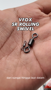VFOX ROLLING PLATED SWIVEL Kili Pancing Fishing Swivel Kekili Pancing Kili Kili Fishing Accessories