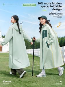 ZHENGYU | Full Body Waterproof Raincoat for Women and Students For Heavy Rain Wear-Over Design With Bike-Seat Protection