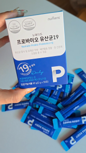 Numate Probiotics 19 สูตรครบวงจร แพคคู่ สำหรับปรับสมดุลลำไส้และผิวพรรณ 100000000 CFU/30 ซอง/กล่อง