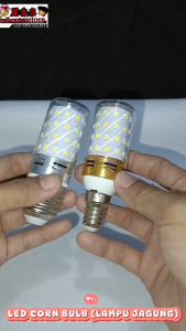 LAMPU LED BULB CORN CANDLE JAGUNG E27 E14 6WATT ALUMINIUM 3 WARNA WHITE WARM NEUTRAL 3K 4K 10K LED