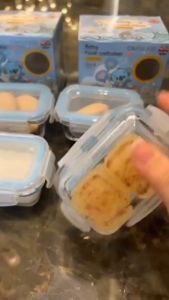 [ BISA COD ] Ciki Food Container / tempat simpan makanan bayi /anak / anti tumpah / aman