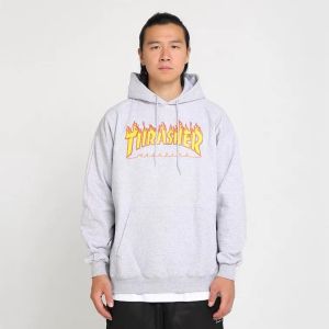 Naimo The Hoodie Man Hooded Loose Trend INS Port Style Everything with Spring Tide Flame Jacket