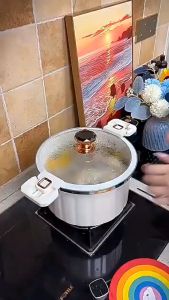 K4563 多功能微压炖锅 (10L) / K4563 Multifunctional Micro-pressure Stew Pot (10L) / K4563 Periuk Rebus tekanan mikro pelbagai fungsi (10L)