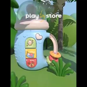 Baby Music Toys Baby Bottle Shape Learning Development Toys with Light and Sound Baby Musical Educational Toys for 1-2