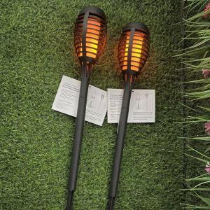 โคมไฟพลังงานแสงอาทิตย์  กันน้ำกลางแจ้ง  สวน  ระเบียง  ลานบ้าน  คบไฟ  เปลวเพลิง  โคมไฟสนามหญ้า  เซลล์แสงอาทิตย์  โคมไฟถนน