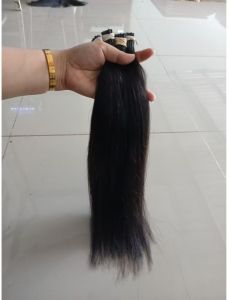 Hair Ektensions 40cm 100% Human hair no tetis.harga perhelai