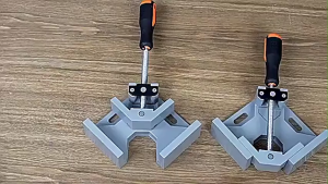 MOKETA Corner Clamp Penjepit Sudut Frame Kaca Kayu 90 Derajat Catok Klem Kayu Sudut Siku Swing Jaw