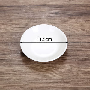 Steamer round Square Dim Sum Plate Cantonese Style Tea Restaurant Steamed Chicken Claw Ribs Small Dish Chinese Ceramic Dish