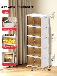 GRACE | Storage Organizer Cabinet for Home Large Capacity Foldable