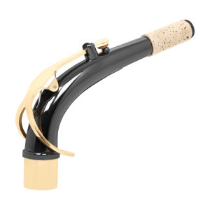 Alto Saxophone Neck Sax Brass Black Silver Gold Bend Neck Sax Parts Professional Saxophone Woodwinds Replacement Parts Accessory