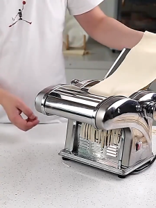 Electric Noodle Machine Stainless Steel Noodle Machine Heavy Duty Fully Electric Noodle Dough Dumpling Currypuff Maker