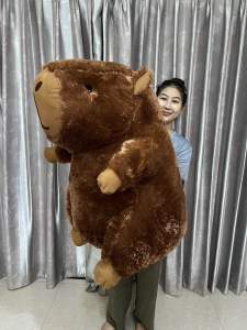 ตุ๊กตา คาปิบาร่า ตุวใหญ่ขนาด 100 ซม ขนนุ่ม ตัวอ้วน รับประกันความนุ่ม