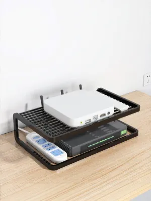 Multifunctional Router Set-top Box Storage Rack