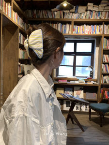 California Sunlight Striped Simple Elegance Hair Clip High-End Hairpin Headwear Hair Accessories Hair Grips New Model