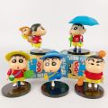 อะนิเมะ Crayon Shin-Chan กล่องตาบอด Daily Life Series กระเป๋าตาบอดตุ๊กตาของเล่นคอลเลกชันรูปของเล่น. 