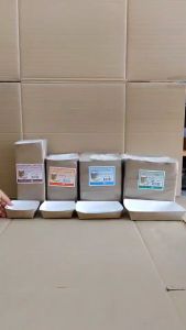 ถาดสำเร็จรูป ถาดกระดาษ ถาดขนมปัง ขึ้นรูปสำเร็จ ในขาว-นอกน้ำตาล ขนาดต่างๆ ยกลัง ยี่ห้อBIG MK