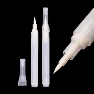 Premium 1pcs Replacement Empty Pen 2.0MM/0.7MM Barrels Tub Chalk Paint Pen Repair Refill Brush Pen Acrylic Paint Marker 热销新款 品质保证